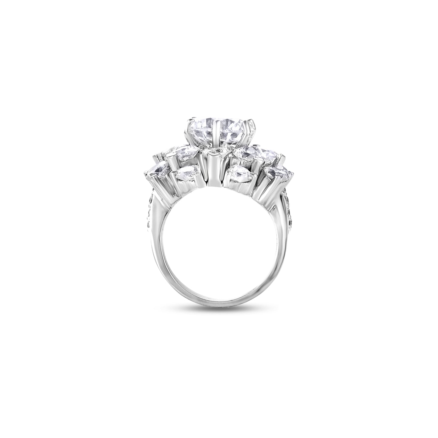 Infinite Heart Cluster Ring
