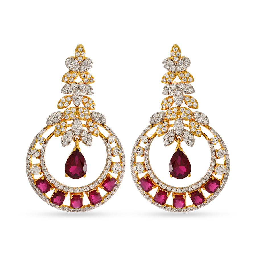 Eternal Ruby Chandbali