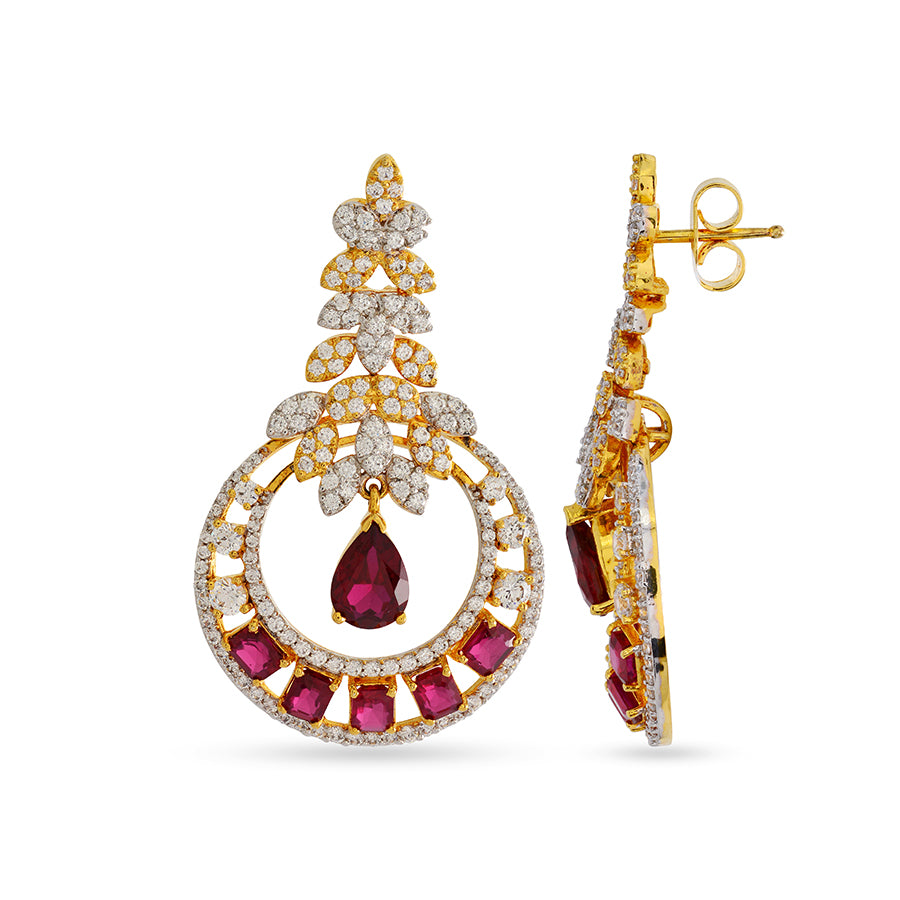 Eternal Ruby Chandbali