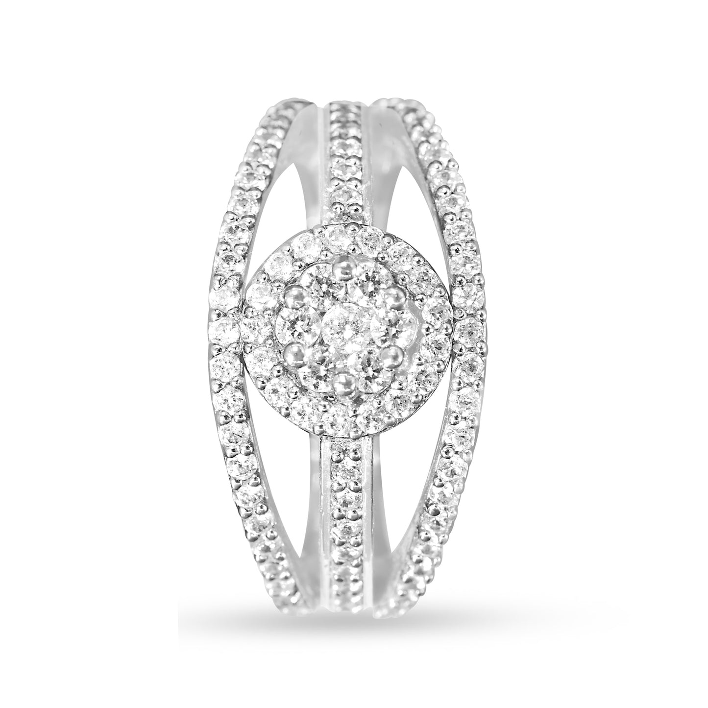 Opulent Sparkle 3 Band Ring