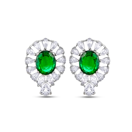 Luxe Evergreen Studs