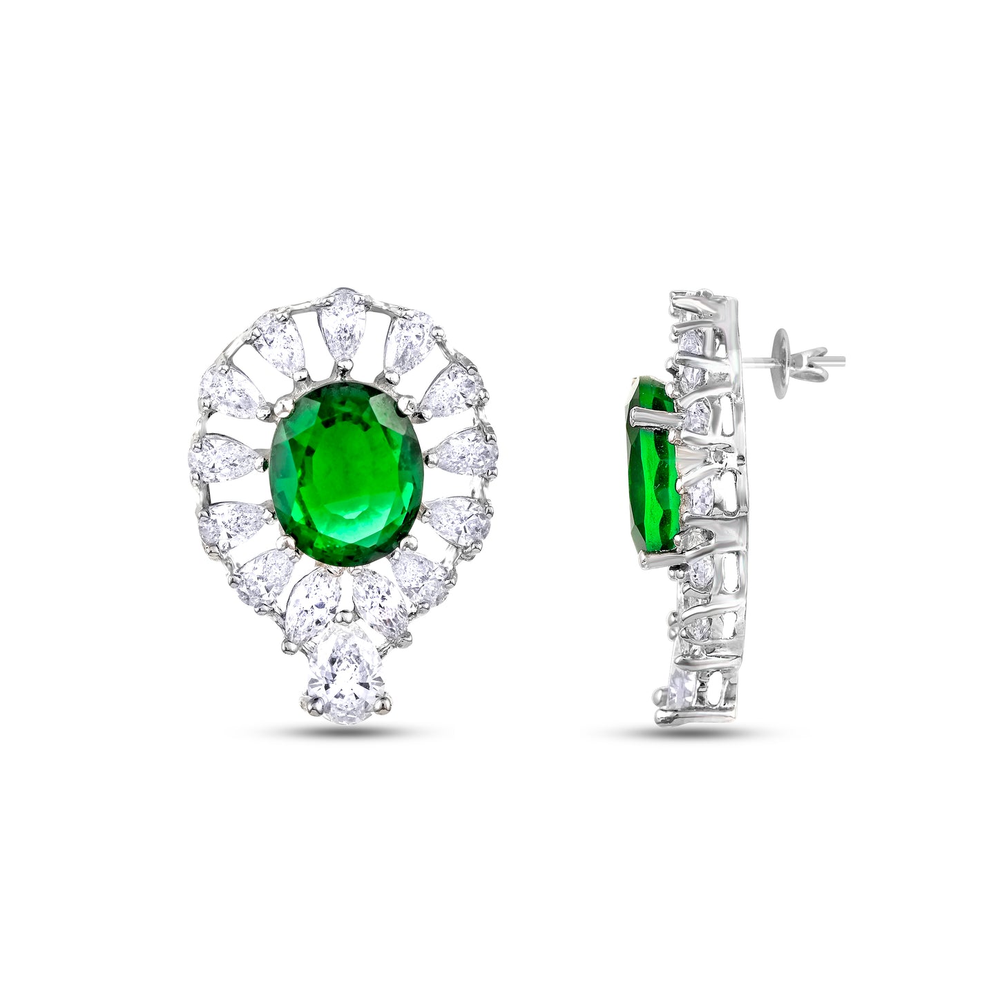 Luxe Evergreen Studs