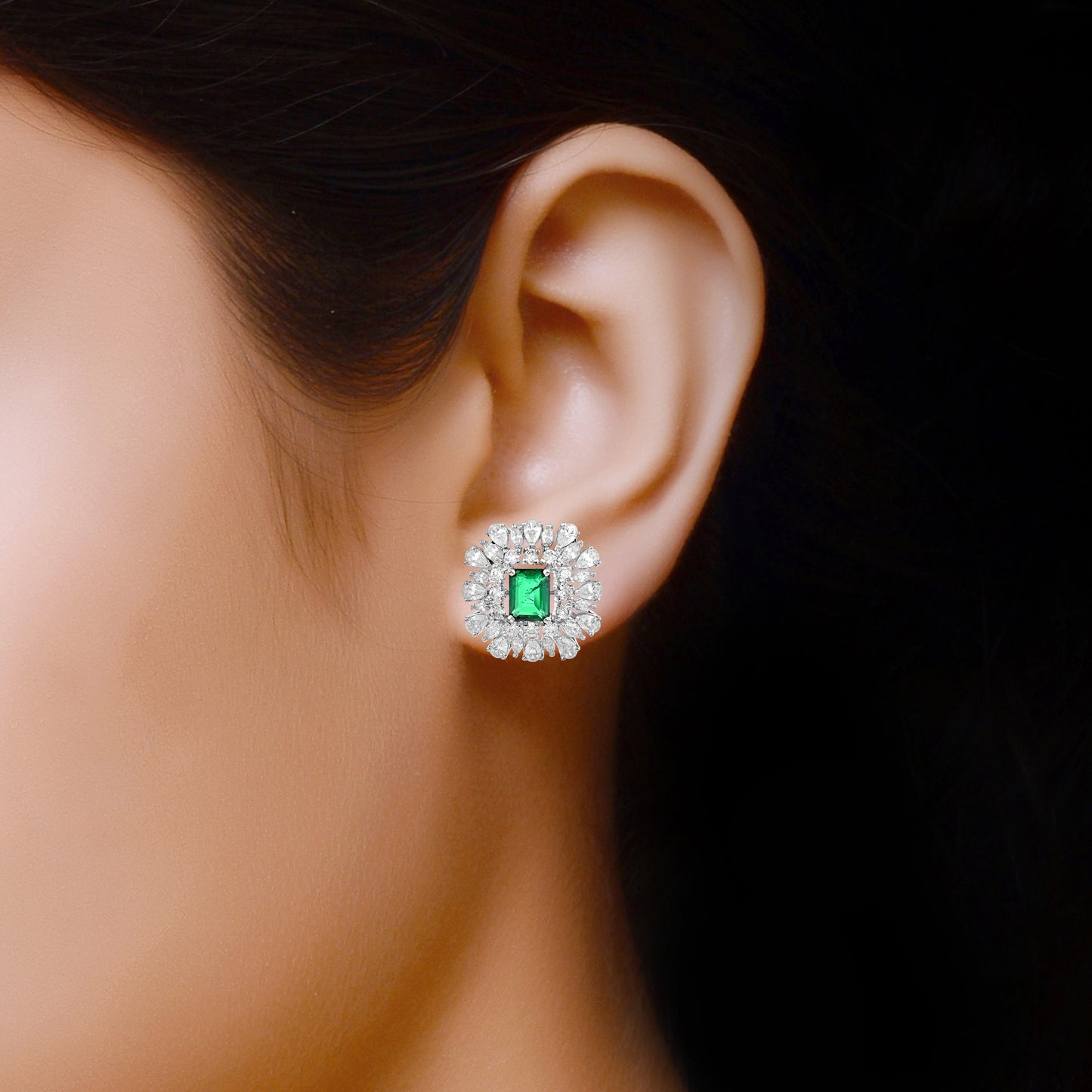 Ethereal Emerald Earrings