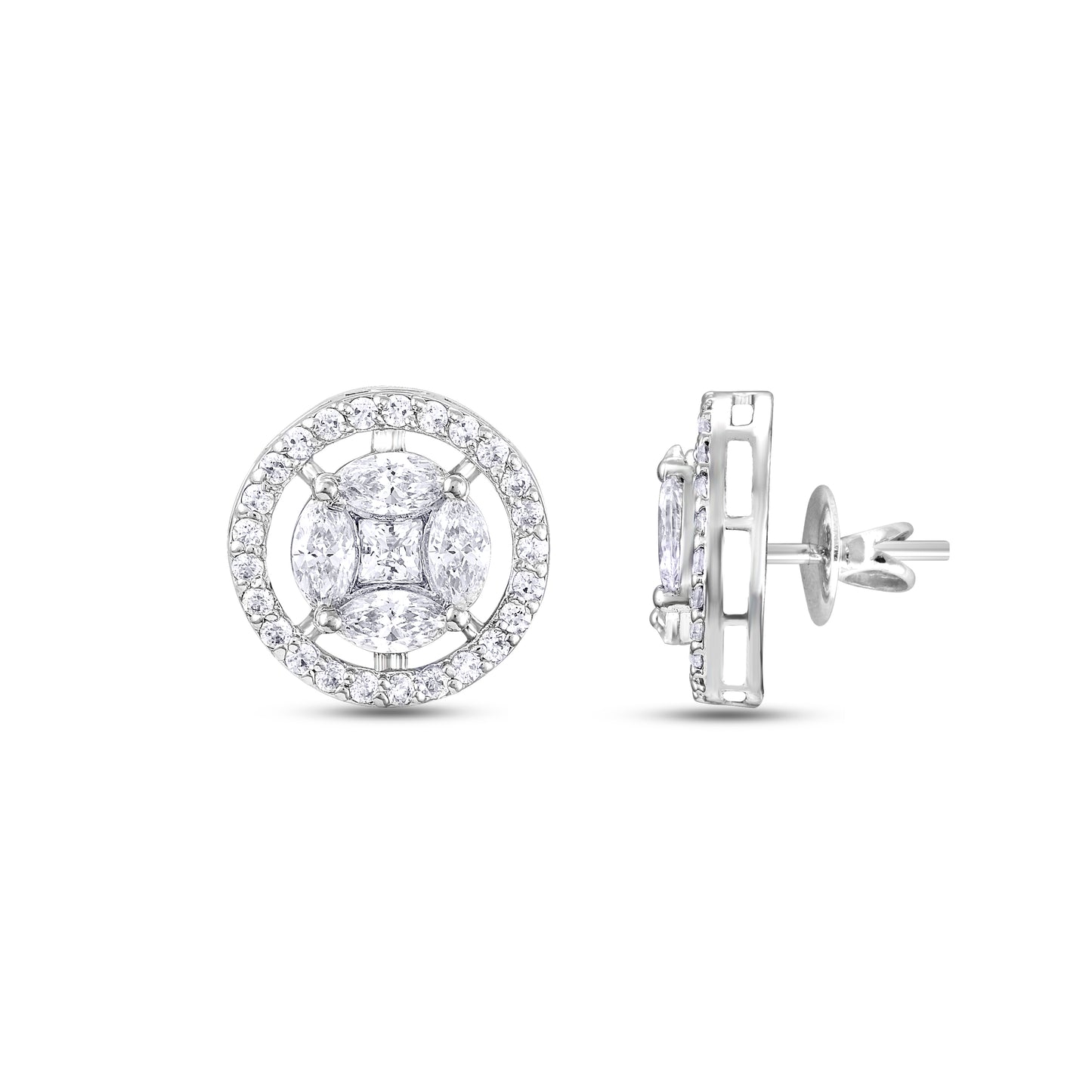 Forever Brilliant Solitaire Stud Earring