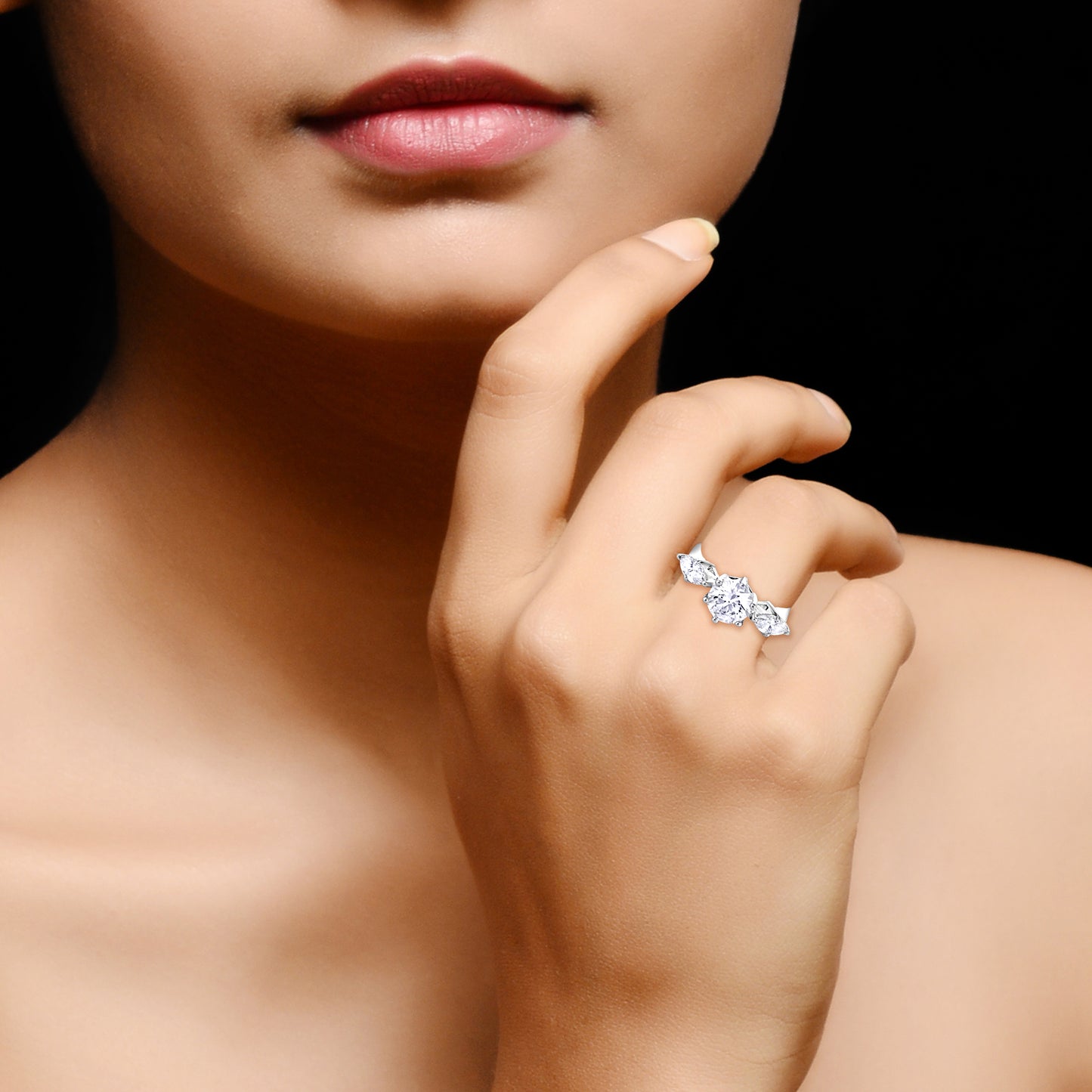 Ethereal Solitaire Ring