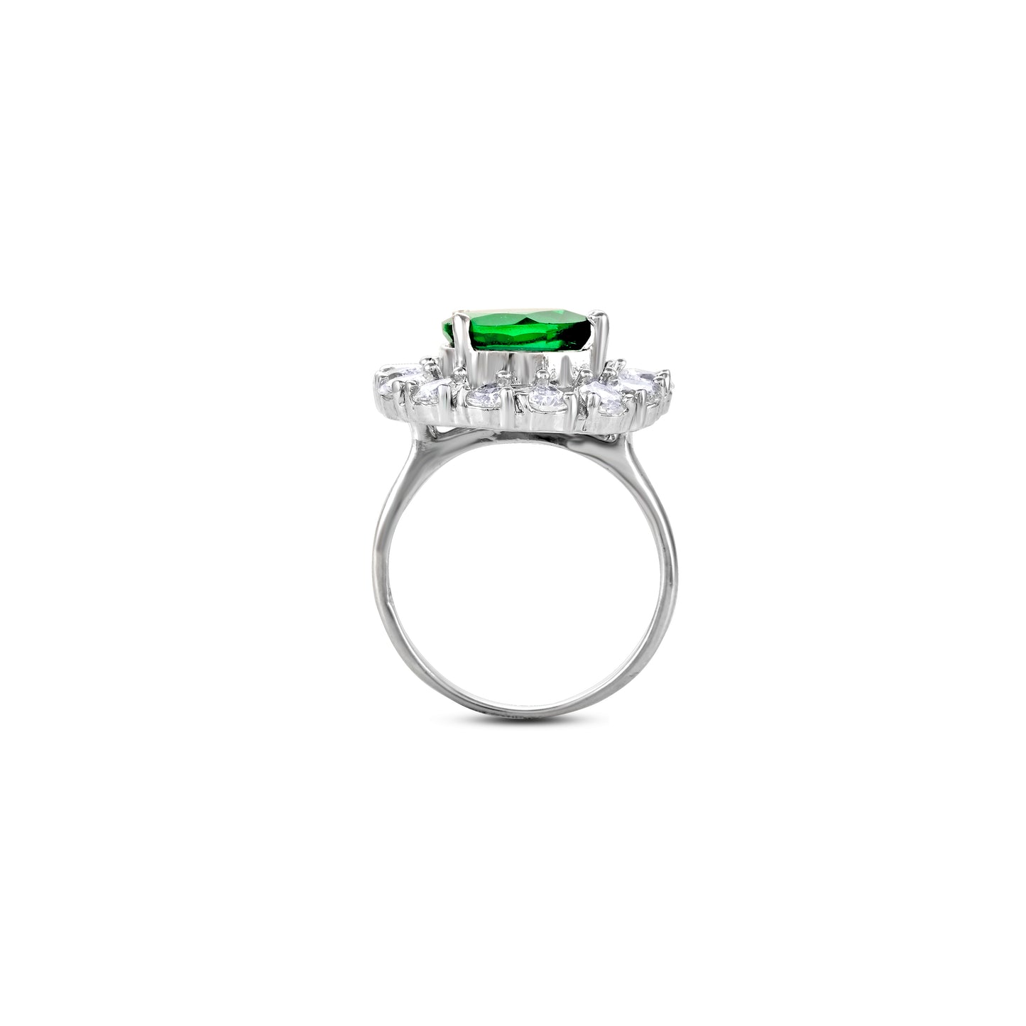 Aurora Green Emerald Ring