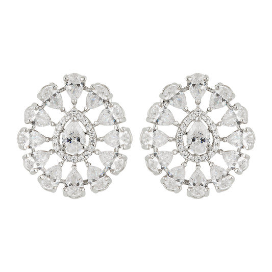 Luxe Drop Cluster Studs