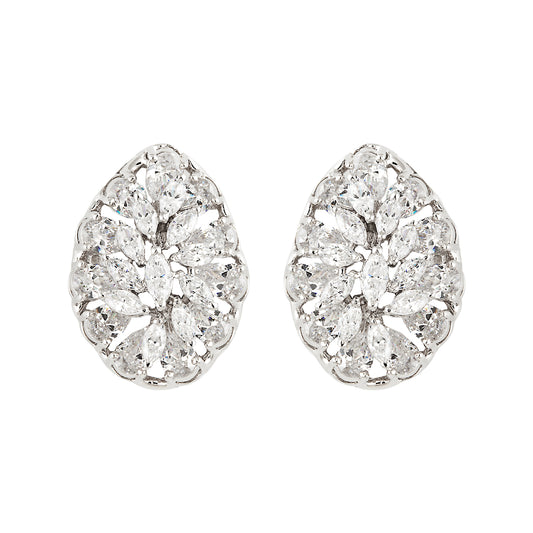 Gleaming Duo Marquis Drop Studs