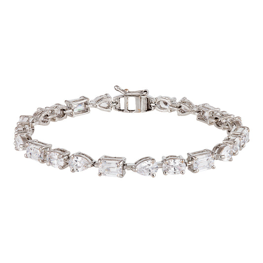Abstract Luxe Tennis Bracelet