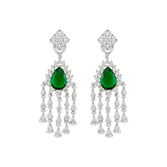 Emerald Twilight Dangler Earrings