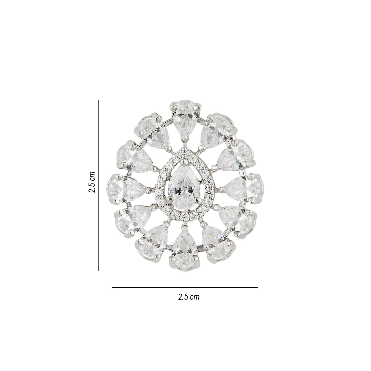 Luxe Drop Cluster Studs
