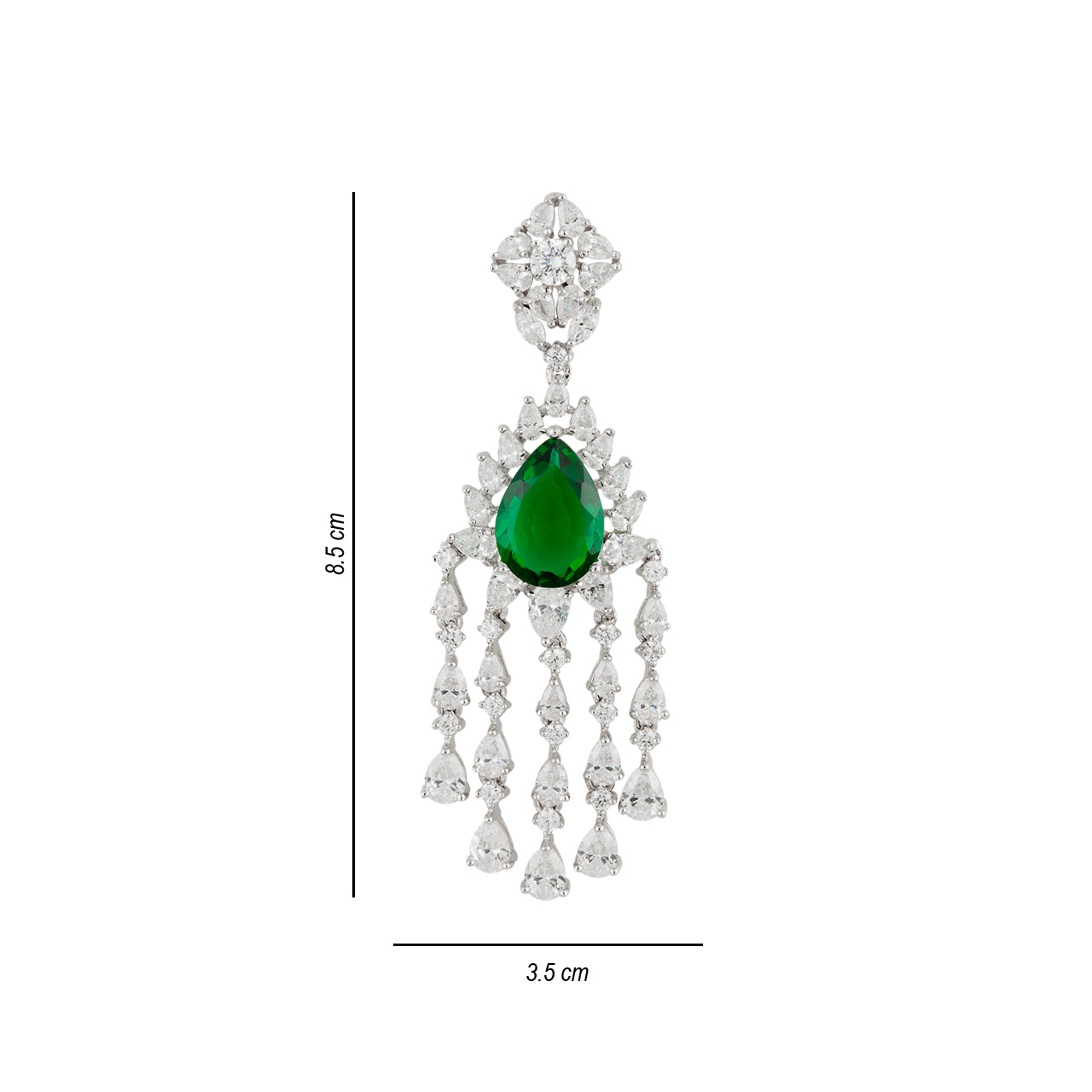 Emerald Twilight Dangler Earrings