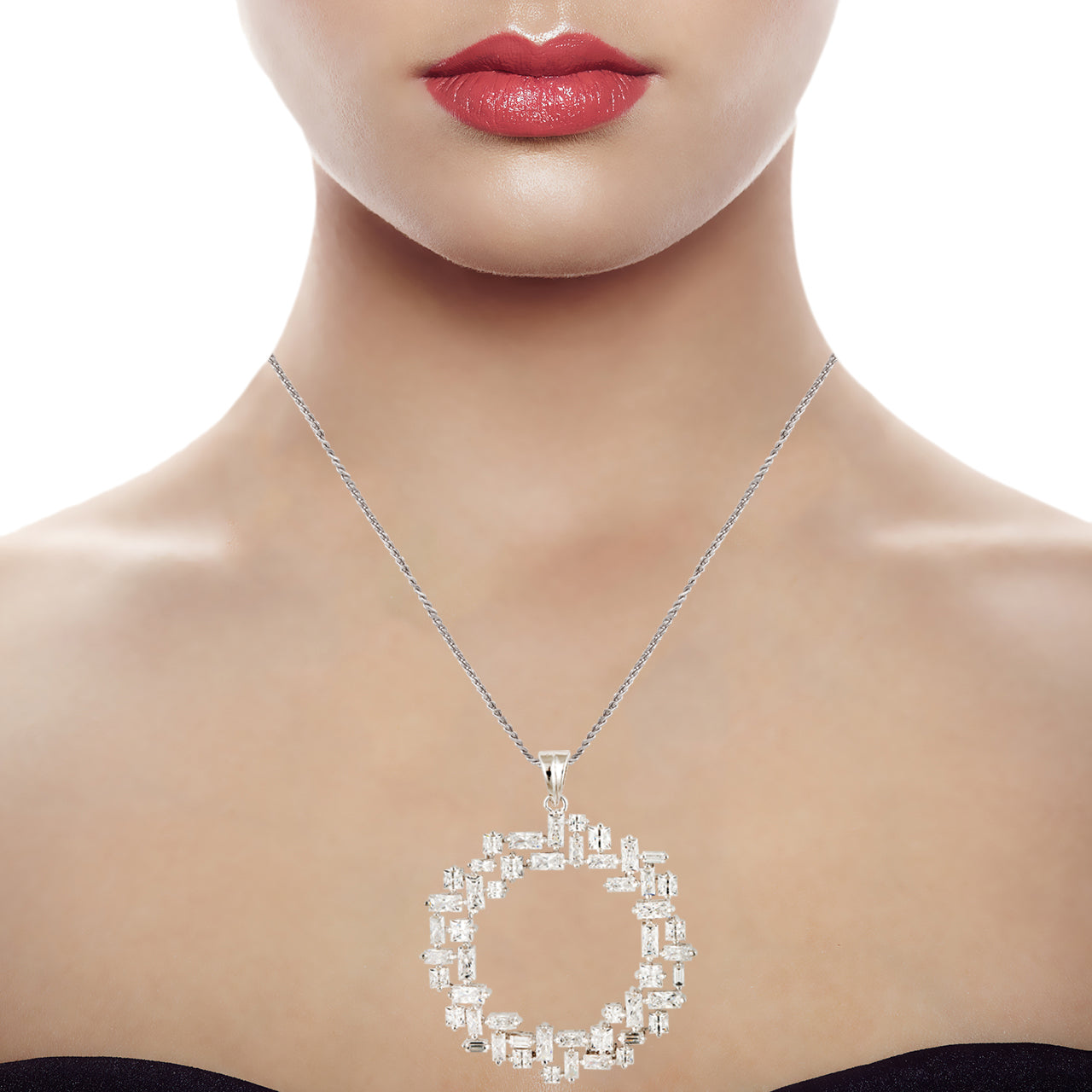 Geometric Glam Pendant