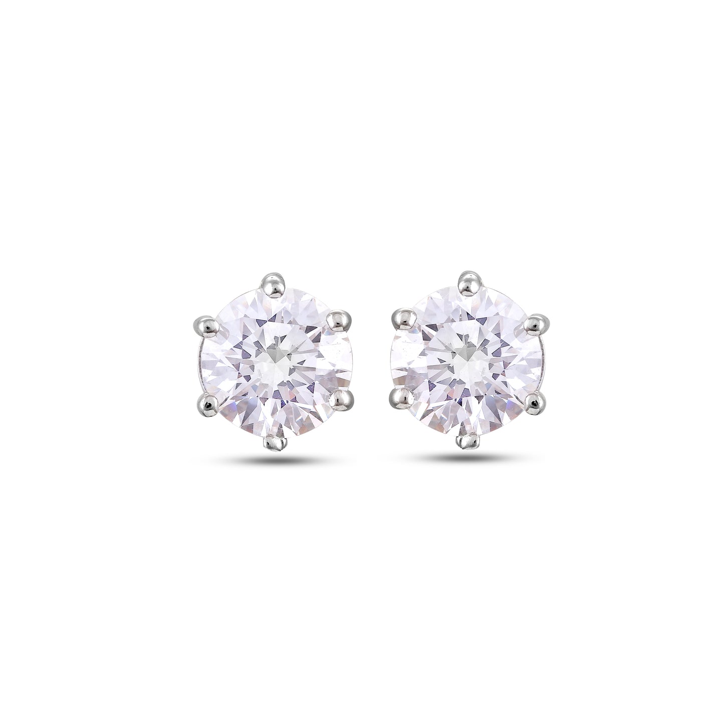 2 ct Solitaire Earring