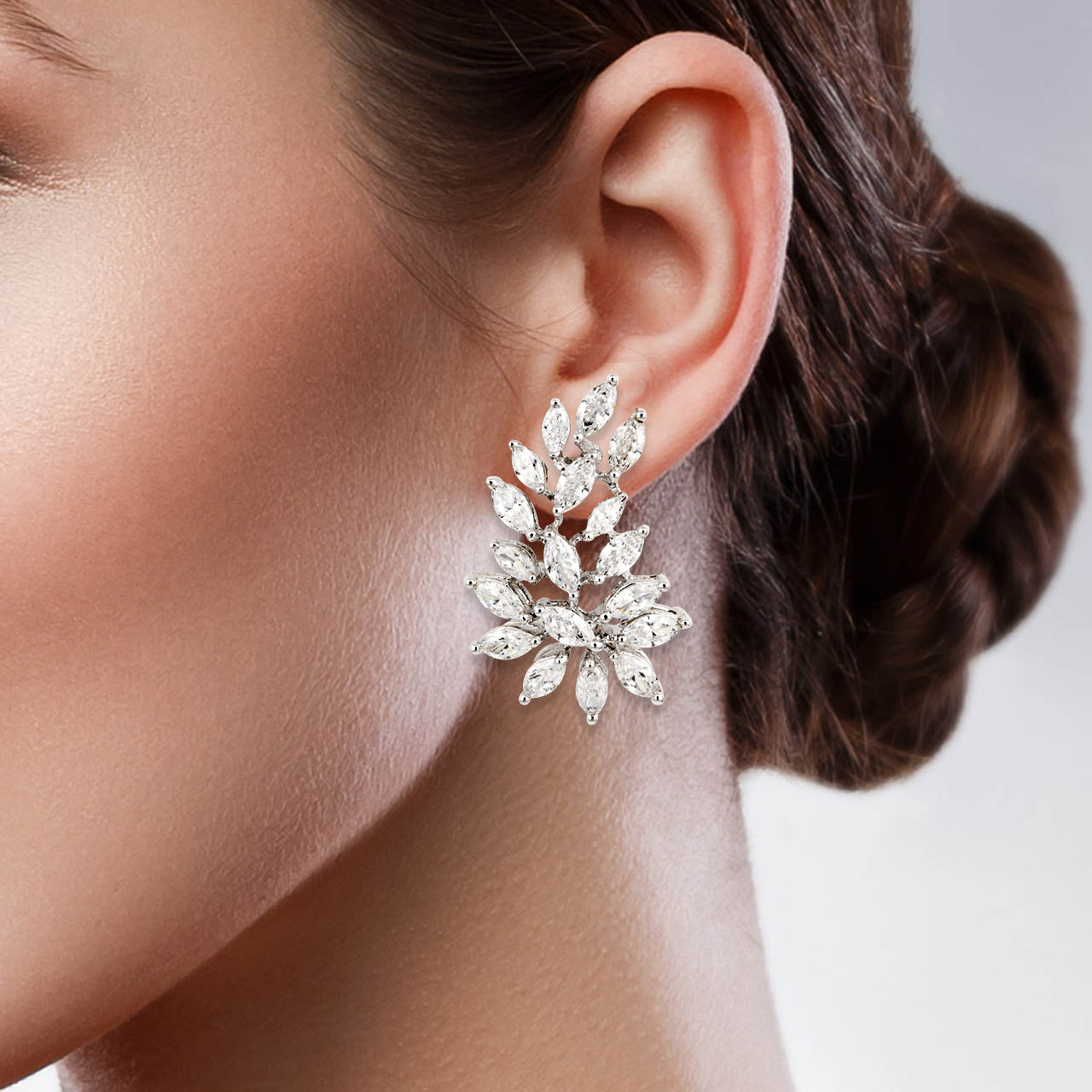 Luxe Marquise Studs