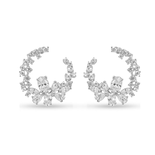 Flora Hoop Earring