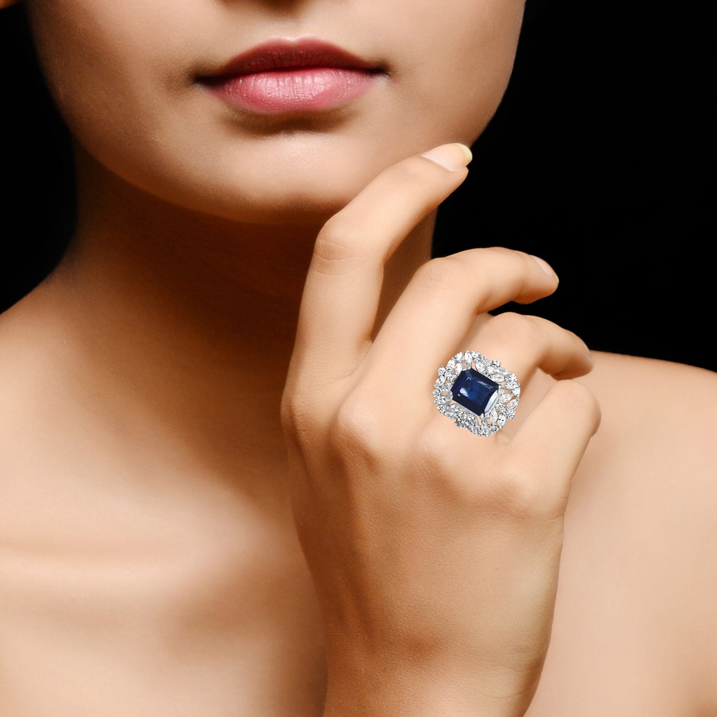 Blue Majesty Sapphire Ring